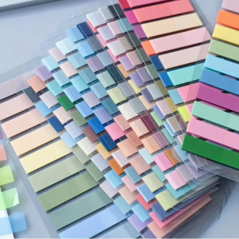 Morandi Color Index Label, 2400pcs/set Sticky Index Label, Student Index Label, Stationery & Supplies for Home School Dormitory, Sticky Labels