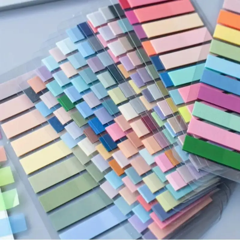 Morandi Color Index Label, 2400pcs/set Sticky Index Label, Student Index Label, Stationery & Supplies for Home School Dormitory