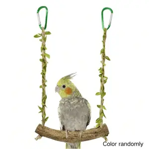 Parrot Swing Toy, Bird Climbing Interactive Swing, Pet Supplies for Small Birds, Bird Cage Accessories