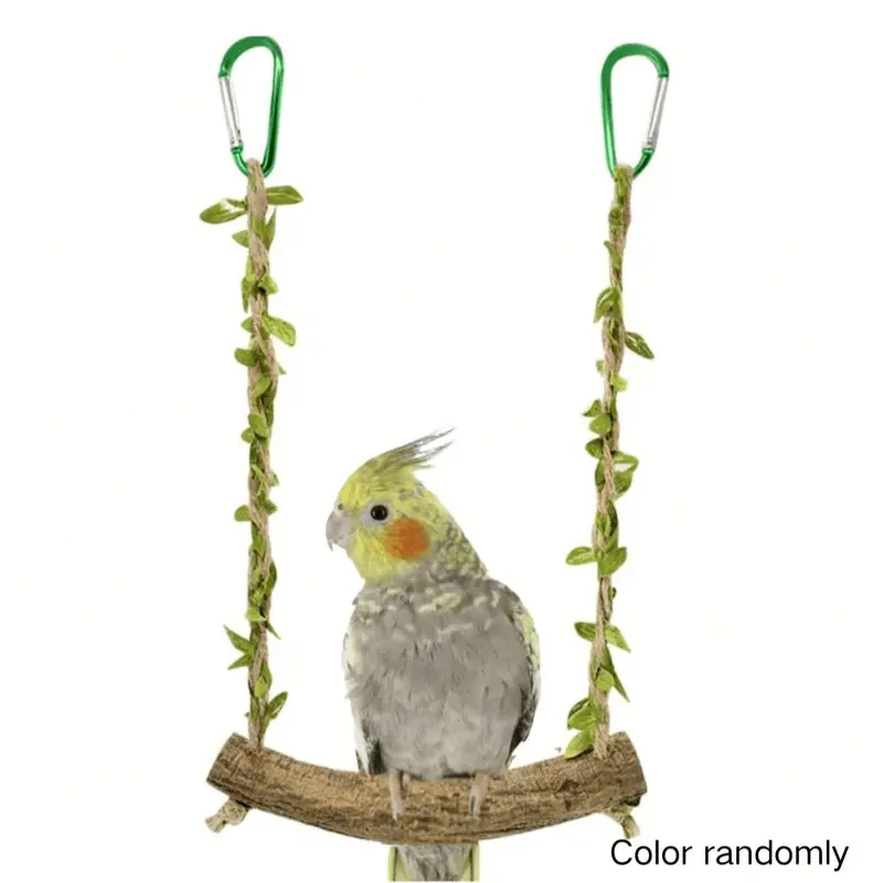 Parrot Swing Toy, Bird Climbing Interactive Swing, Pet Supplies for Small Birds, Bird Perches for Cage, Bird Cage Accessories