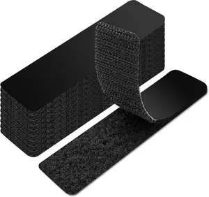96 PCS Heavy Duty Hook and Loop Strips, Double Sided Reusable Adhesive Mounting Tape for Wall Hanging, Picture Frames, Cable Organizer, DIY Home Use,Mother's Day,Teacher appreciation gifts