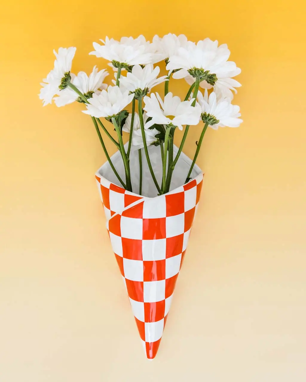 Checker Bag Wall Vase Checker Bag Wall Vase