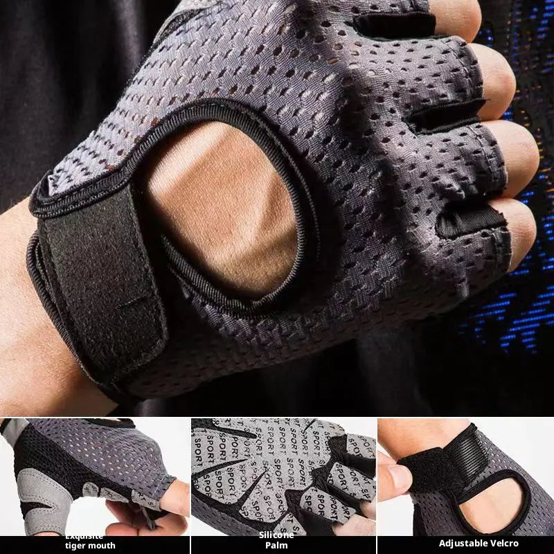 Women's Breathable Anti-Skid Half-Finger Performance Sports Gloves, Firm-Grip Grip Band for Weight Lifting & Pull Up Bar Training, Sports & Outdoor Workout Accessories, Bodybuilding Gear Women's Breathable Anti-Skid Half-Finger Performance Sports Gloves, Firm-Grip Grip Band for Weight Lifting & Pull Up Bar Training, Sports & Outdoor Workout Accessories, Bodybuilding Gear