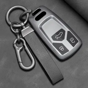 Tpu Car Key Case Cover for Audi A4 B9 Q5 Q7 Tt Tts 8s 2016-2017, Durable Protective Key Fob Accessory, Stylish Auto Parts Replacement