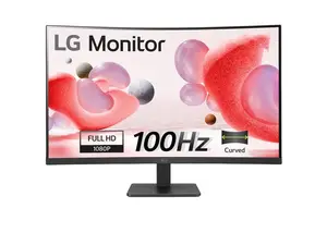 LG 32 inch Full HD 100Hz with AMD FreeSync Curved Computer Monitor for both Work and Gaming 32MR50C-B
