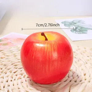 Simulated fruits - Red apples. Photography props. Model fake fruits for decoration.