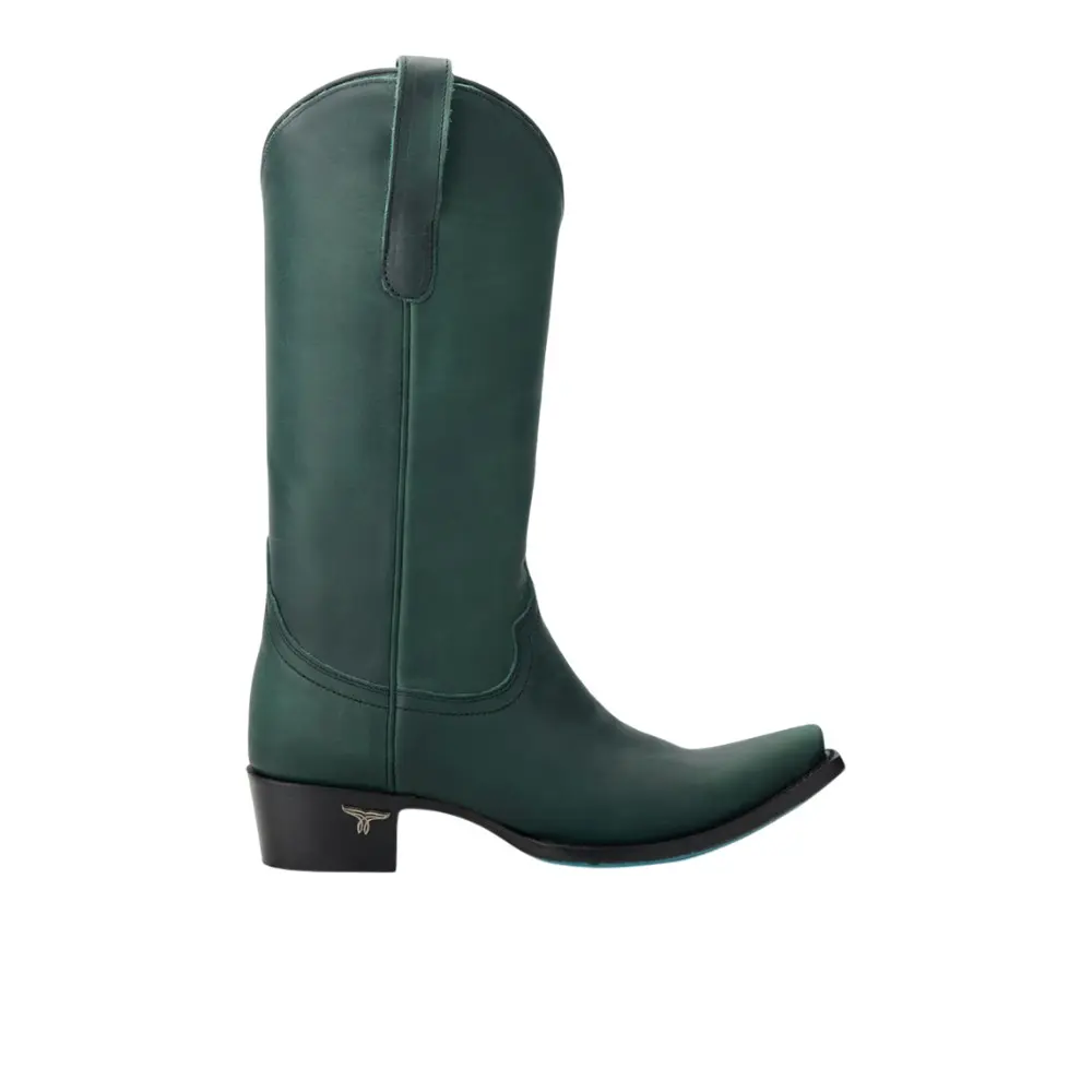Lane Womens Emma Jane Snip Toe  Casual Boots Mid Calf Low Heel 1-2" - Green