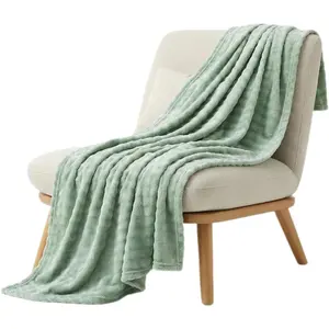 Bubble Throw Blanket for Couch & Bed - Cozy Soft Fleece Blankets for Women & Girls - Warm Lightweight Fuzzy Throw XL (50x70) - Machine Washable Gifts
