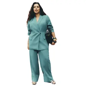 ELOQUII Women's Plus Size Tall Cuff Trouser
