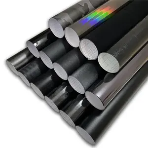 All Black Carbon Fiber Car Stickers Vinyl Wrap Film Glossy Matte Chrome Wrapping Foil Car Decal Styling Scooter Motorcycle
