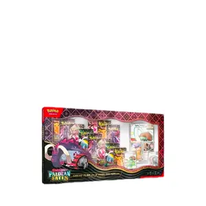 Paldean Fates Great Tusk Collection Box - Featuring Premium Tusk Cards & Tribal Threads for Pokémon Collectors