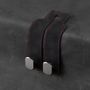 car  hook  seat  back Hidden Car Seat Back Hooks | 2-in-1 Vehicle Storage Hook & Phone Stand | Fits 80% Car Models