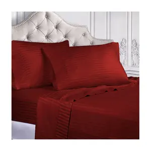 Superior Egyptian Cotton Stripe Deep Pocket Shets, Split King