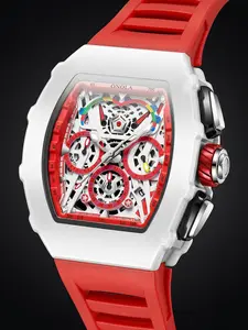 Onola Men's Chronograph Watch, Luminous Calendar Design, Comfortable Silicone Strap, Sporty & Casual Style, Ideal for Daily Wear