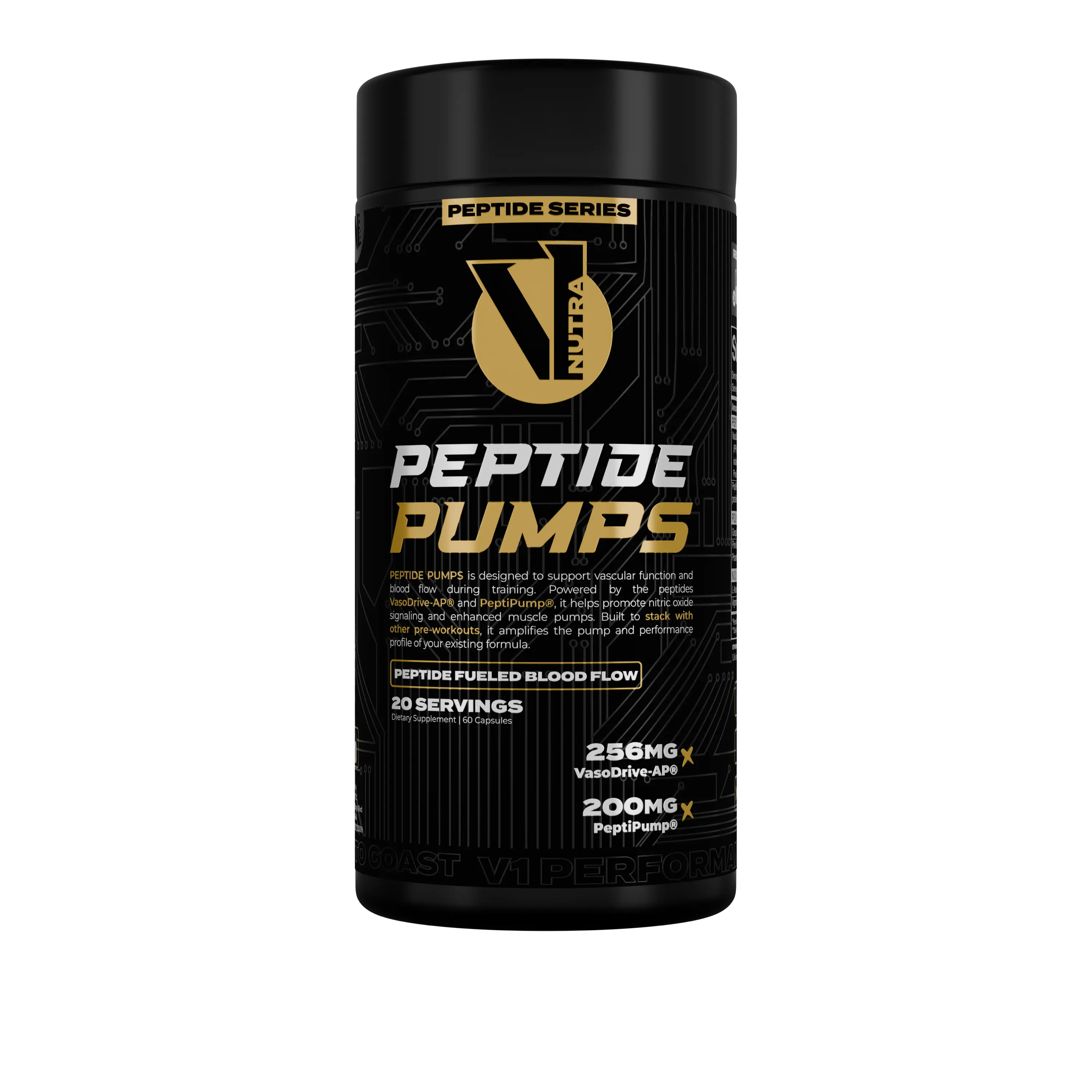 Peptide Pumps - Nitric Oxide, Muscle Perfusion, Ready-to-Use Capsules