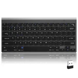 Portable 2.4G+ Wireless Keyboard for Windows Laptops - Thin, Lightweight and Easy to Carry, Ideal for Office Use
