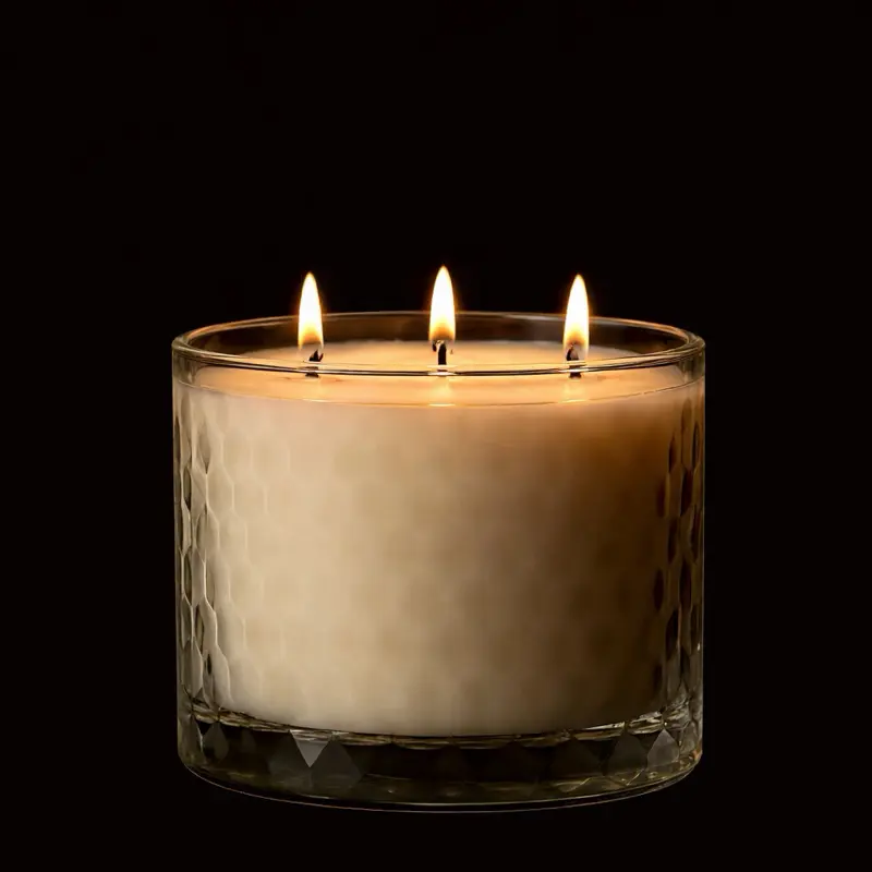 Midnight Suede 3 Wick Candle