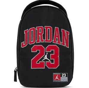 Nike Air Jordan Jersey 23 Zip Insulated Lunch Bag Box Black