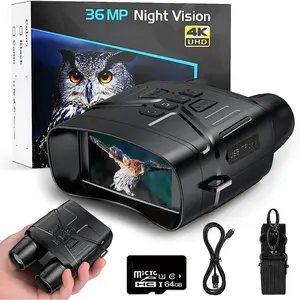 5X Digital Zoom Binoculars,4K HD Infrared 300m Night Vision Devices,4000mAh Battery Telescope for Bird Watching,Camping,Hunting Aruigu