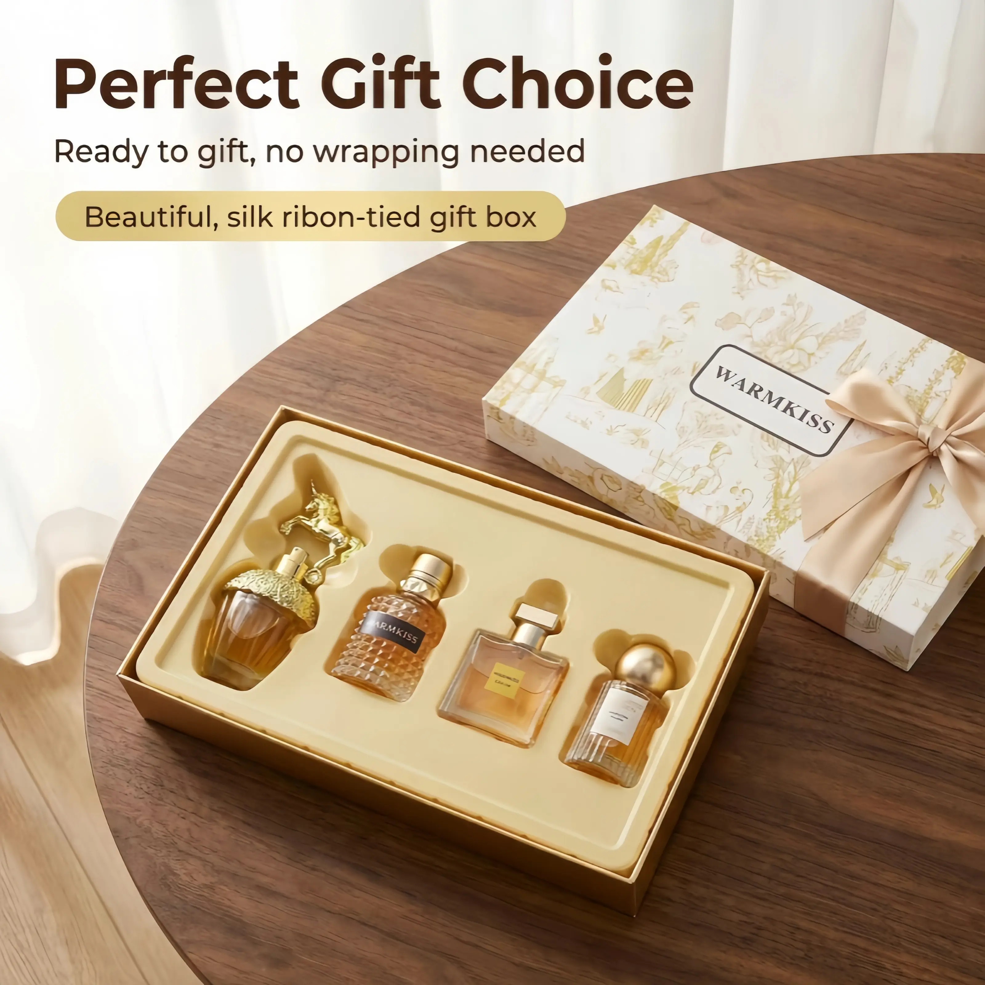 woman perfume set - 4Summer saleScents for Every Vibe- 50ml+30ml*2+25ml -with Floral & Fresh Notes - long lastingperfumes - mini perfumes - perfect birthdaygift - perfect gift -Scented Fragrance Set - 4-piece luxury fragrance collection