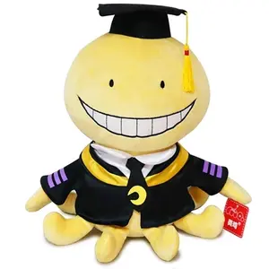 Animals Octopus doll Korosensei Koro Sensei Teacher Plush Stuffed Toys Cartoon Dolls Graduate Kids Assassination Classroom