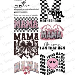 For The Mamas Mini DTF Transfer Gang Sheet 24.5" Wide x 36" Long Direct To Film Trendy Vibrant Designs for Stylish Wardrobe