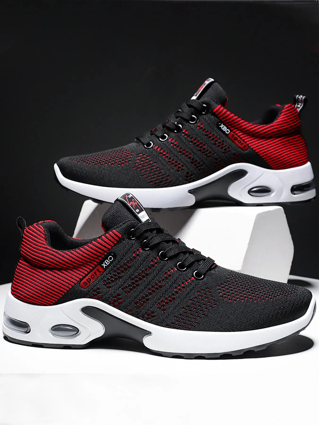 Men's Fashionable Breathable Mesh Sneakers, Casual Comfortable Sports Running Shoes, Male All-match Round Toe Shoes for Daily Wear
