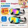 Aegend Adjustable Kids Swimming Goggles 2-Pack - Wide View Panoramic HD Vision, Anti-Fog Lens, UV Protection, No Leak, High-Elasticity Silicone Cushion, Ear Plugs, Polycarbonate, Adaptable Fit, for Ages 3-14, Pool Use, Swimming Accessories