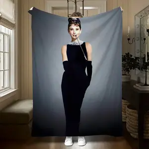 Audrey Hepburn (14) Printed plush blankets are suitable for all seasons, soft and comfortable for sofas, mattresses, offices, outdoor use, camping, travel, and home use. Perfect for Black Frid