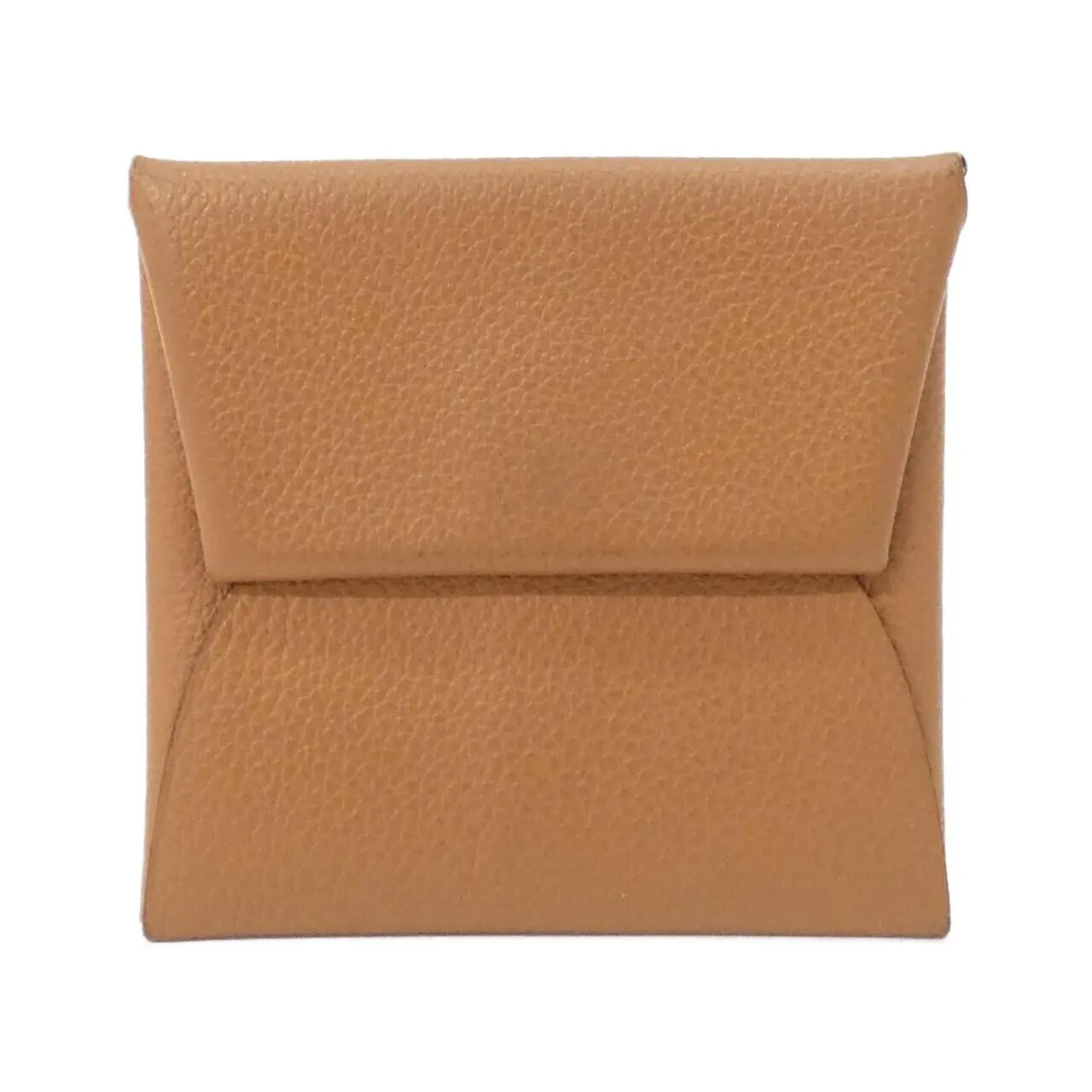 Pre-owned HERMÈS Calfskin Small Leather Goods Hermes Bastia Verso Evercolor Coin Case