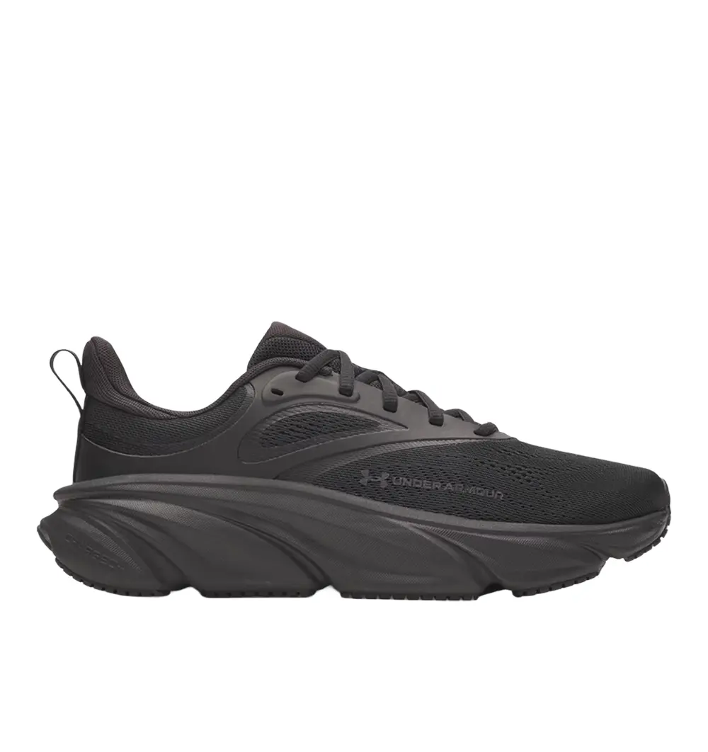Under Armour Mens Rouge 6 Running Sneakers Shoes - Black