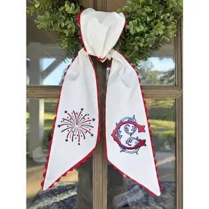 4th of July Wreath Sash
