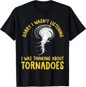 Unisex，Tornado Funny Storm Chaser Birthday Weather Twister Men T-Shirt Casual Menswear Soft Top