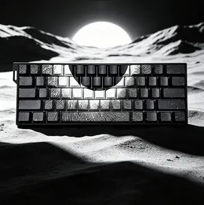 Corona Themed Side Printed Backlit PBT Keycaps, 5-Side Dye-Sublimated, Cherry (Original) Profile, Compatible With Mechanical Keyboards