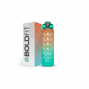 Boldfit Sipper Water Bottle  | For Kids, School Boys, Girls, Sports Water Bottles for Gym with Measurement BPA Free Water Bottles