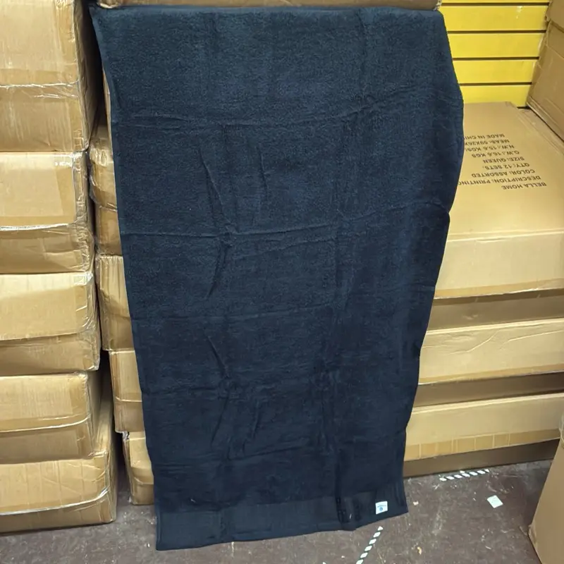 Wholesale bath towel 24 piece in the box black color only
