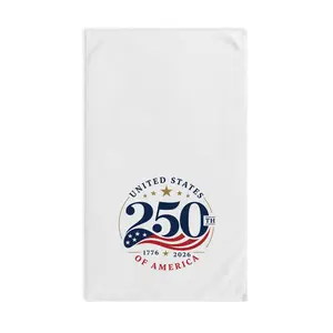 Water Absorbent USA 250th Anniversary Hand Towel - 1776-2026 Celebration Bathroom Towel
