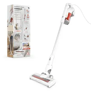 Sharper Image Powerslim Corded Handheld and Stick Vacuum White