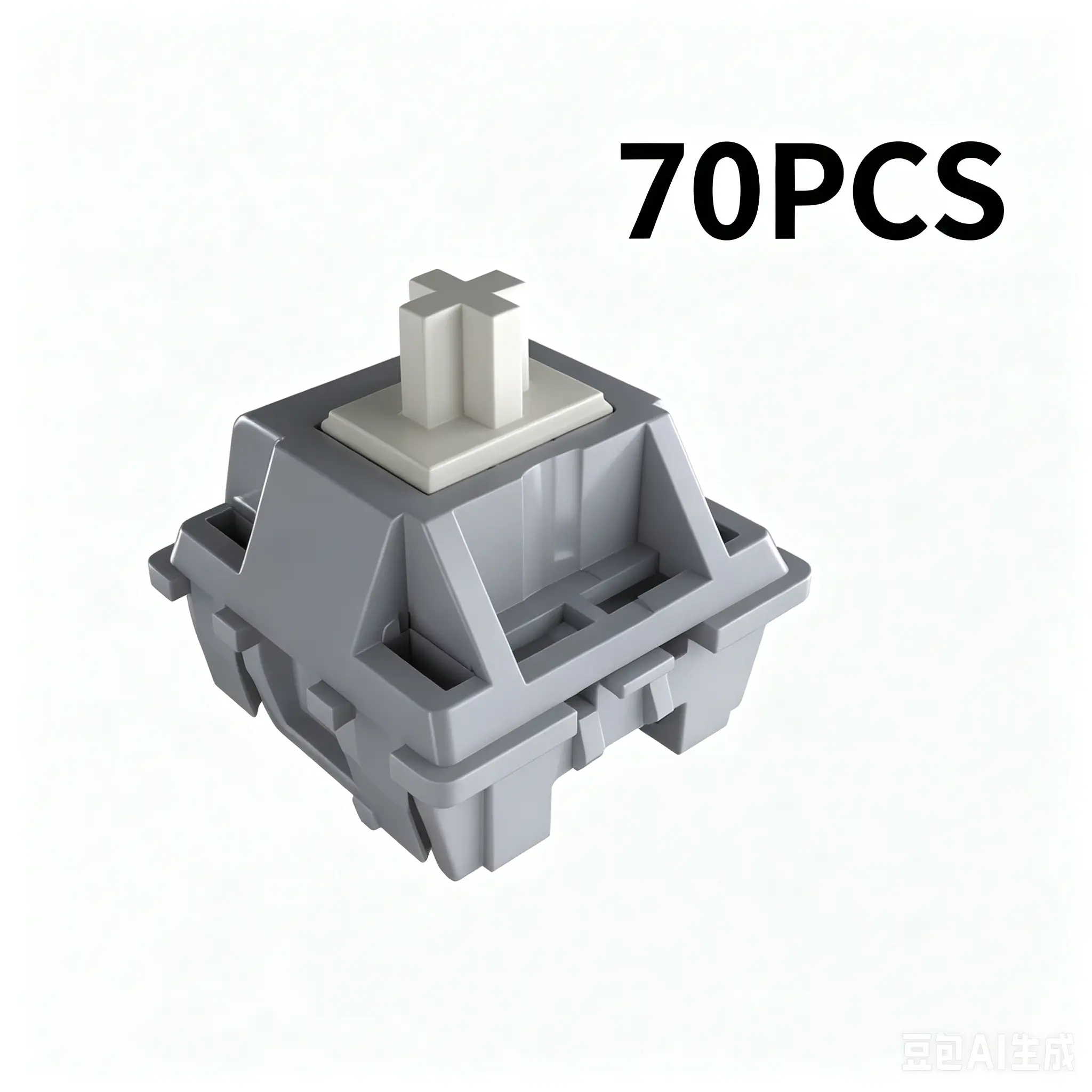 Gateron Size Tiger Roar Linear Switches for Custom Keyboards, 70-110PCS Budget Premium Replacement Parts with Stable 4-Corner Clip Structure