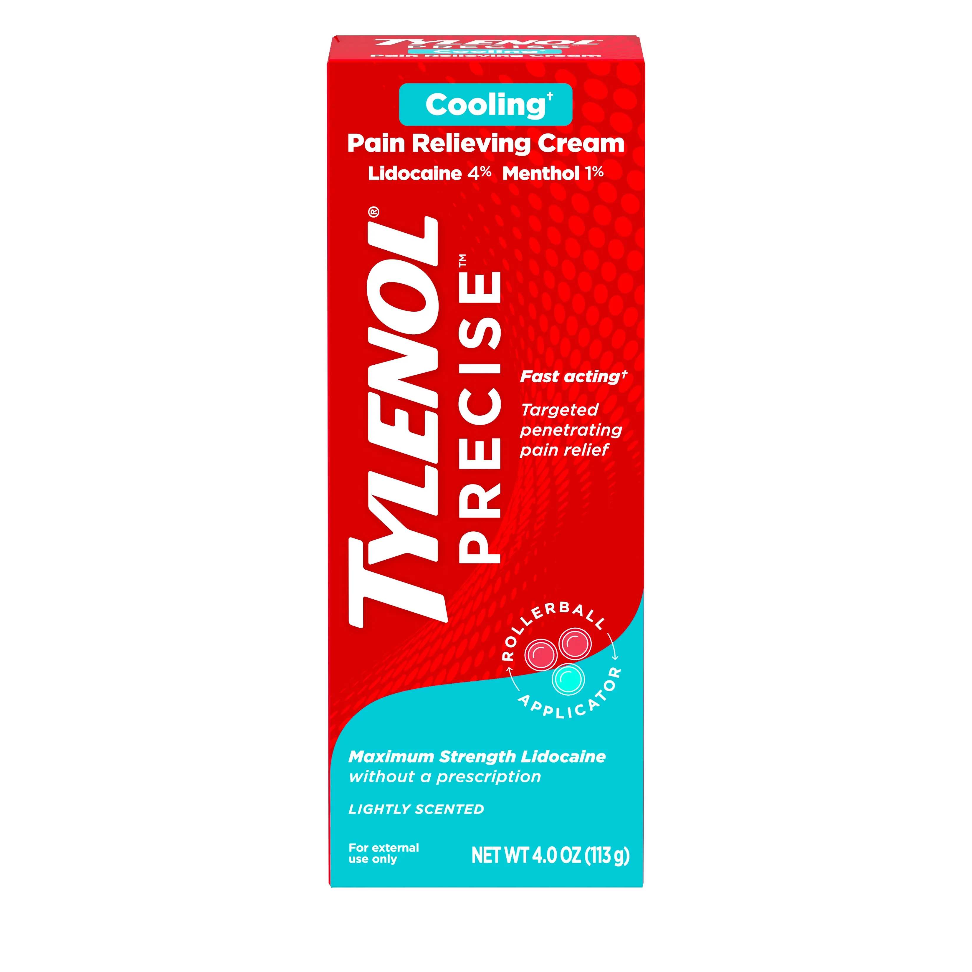 Tylenol Precise Pain Relieving Cream 4oz (Cooling)