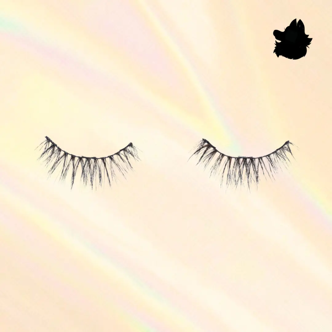 Sienna Brown Magnetic 13mm Natural Open Eye Lash Strips c curl