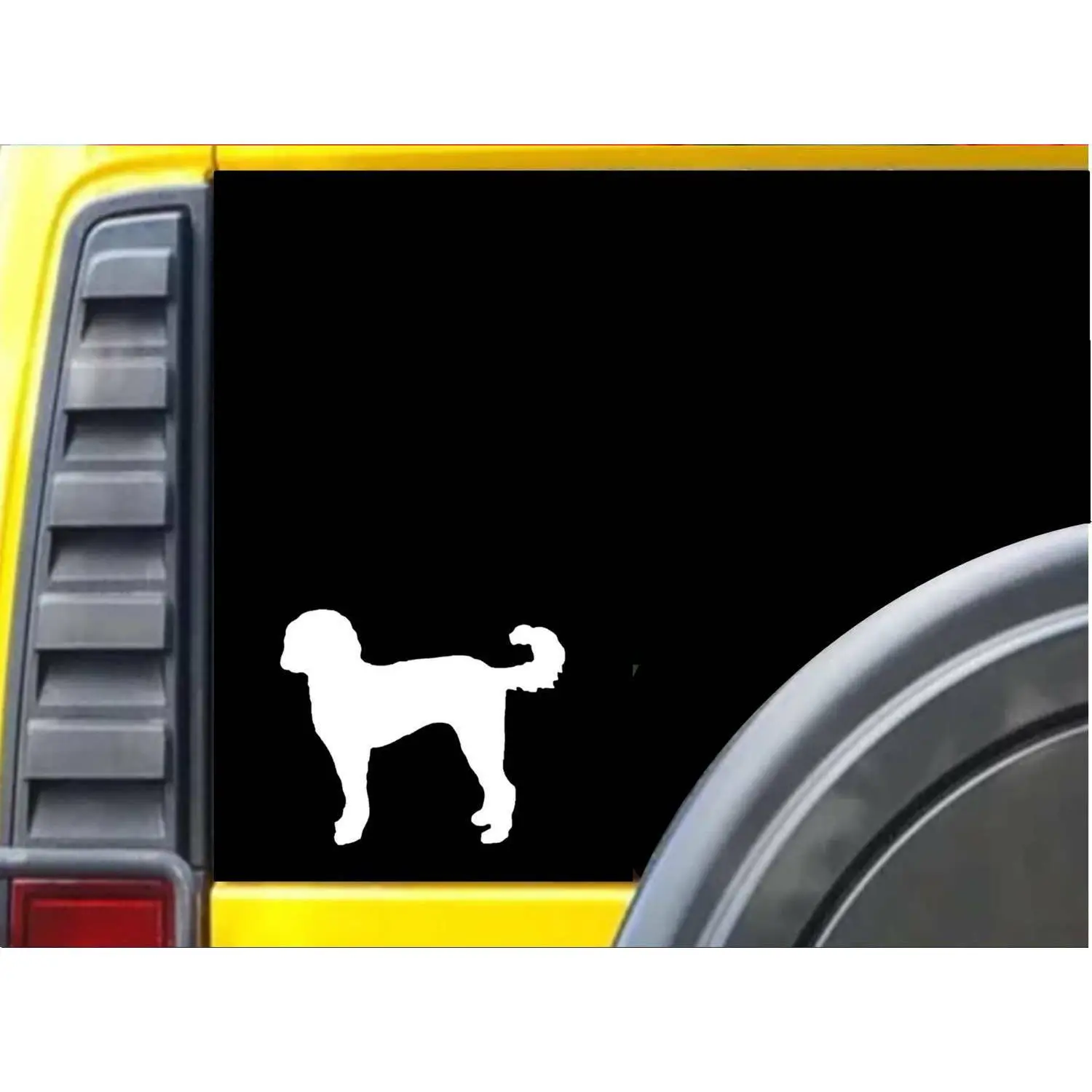 Goldendoodle K601 6" vinyl sticker dog decal