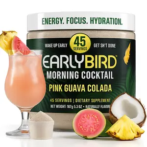 Morning Cocktail Pink Guava Colada