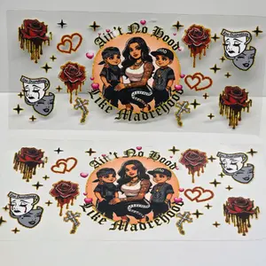 ain't not hood like madrehood  16oz wrap ready to ship #16ozwraps