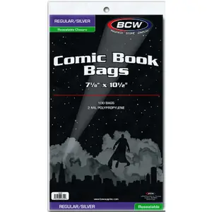 Resealable Silver/Regular Comic Bags