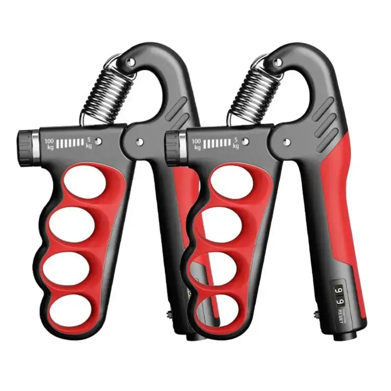 Adjustable Hand Grip Strengthener & Forearm Exerciser, Strength Training Accessory with Multiple Levels for Muscle Building & Fitness Routines, Sports, Forearm Strengthener, Adjustable Design, Boosts Hand Grip Strength, Hand Grips For Strength Training, E