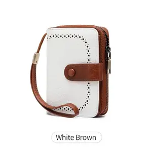 2026 Women’s RFID-Blocking Wallet – Solid Color Zip Wallet with Wrist Strap, Multi-Card Holder for Everyday Use