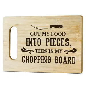 Fun Bamboo Wooden Chopping Board for Cooking, Perfect Birthday Gift for Mom, Wife, Aunt, Friends, and Grandma, Kitchen Home Decor