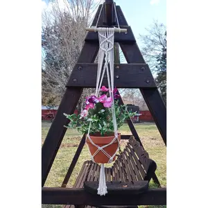 The Diamond Macrame Plant Hanger, Macrame Plant Hanger, Indoor Plant Hanger, Plant Hangings, Handmade Plant Hanger