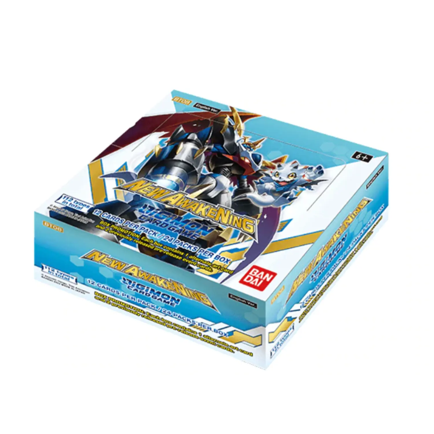 card market digimon Amazon.com: Bandai - Digimon English TCG V1.5 Core Booster Box - 24 Packs main image 1